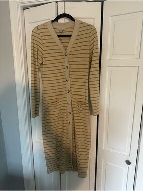 Toad&Co Foothill Midi in Almond Stripe